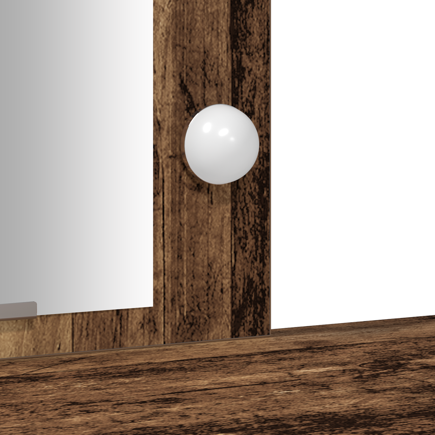 Sminkbord Smyckebord med lagring Brun 102 x 33 x 135 cm