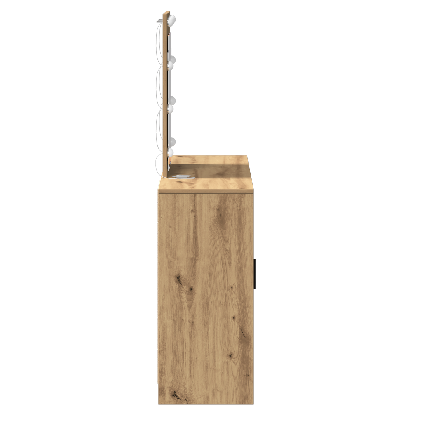 Sminkbord Smyckebord med lagring Brun 102 x 33 x 135 cm