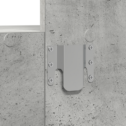 Sminkbord Smyckebord med låda Grå 60 x 40 x 70 cm