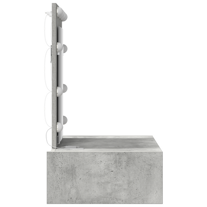 Sminkbord Smyckebord med låda Grå 60 x 40 x 70 cm