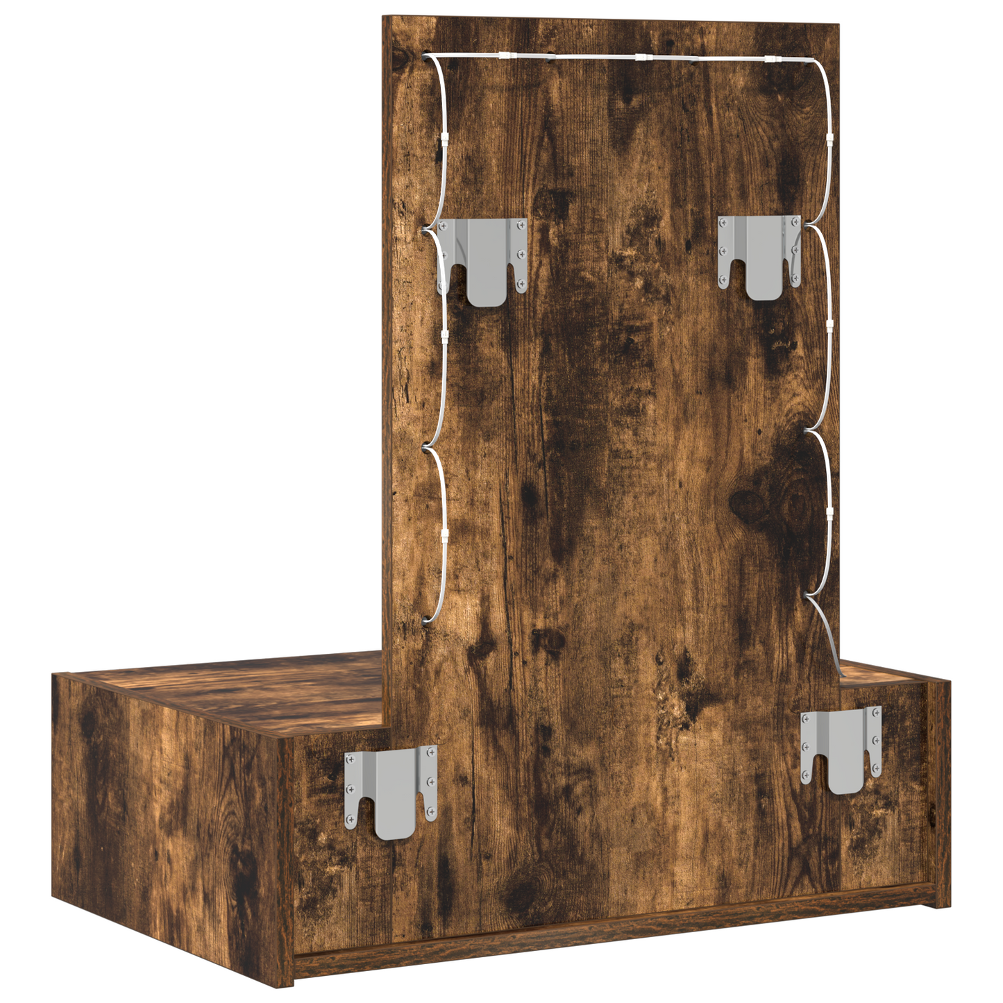 Sminkbord Smyckebord med låda Brun 60 x 40 x 70 cm