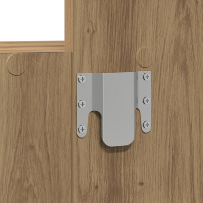 Sminkbord Smyckebord med låda Brun 60 x 40 x 70 cm