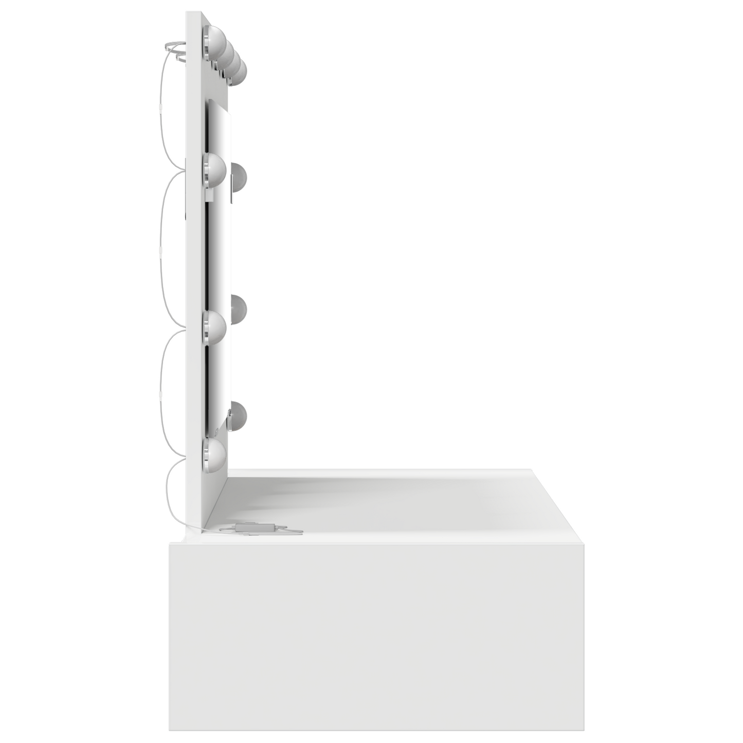 Sminkbord Smyckebord med låda Vit 83 x 40 x 70 cm