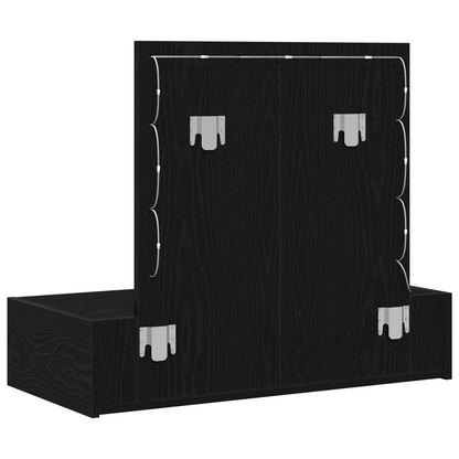 Sminkbord Smyckebord med låda Svart 83 x 40 x 70 cm