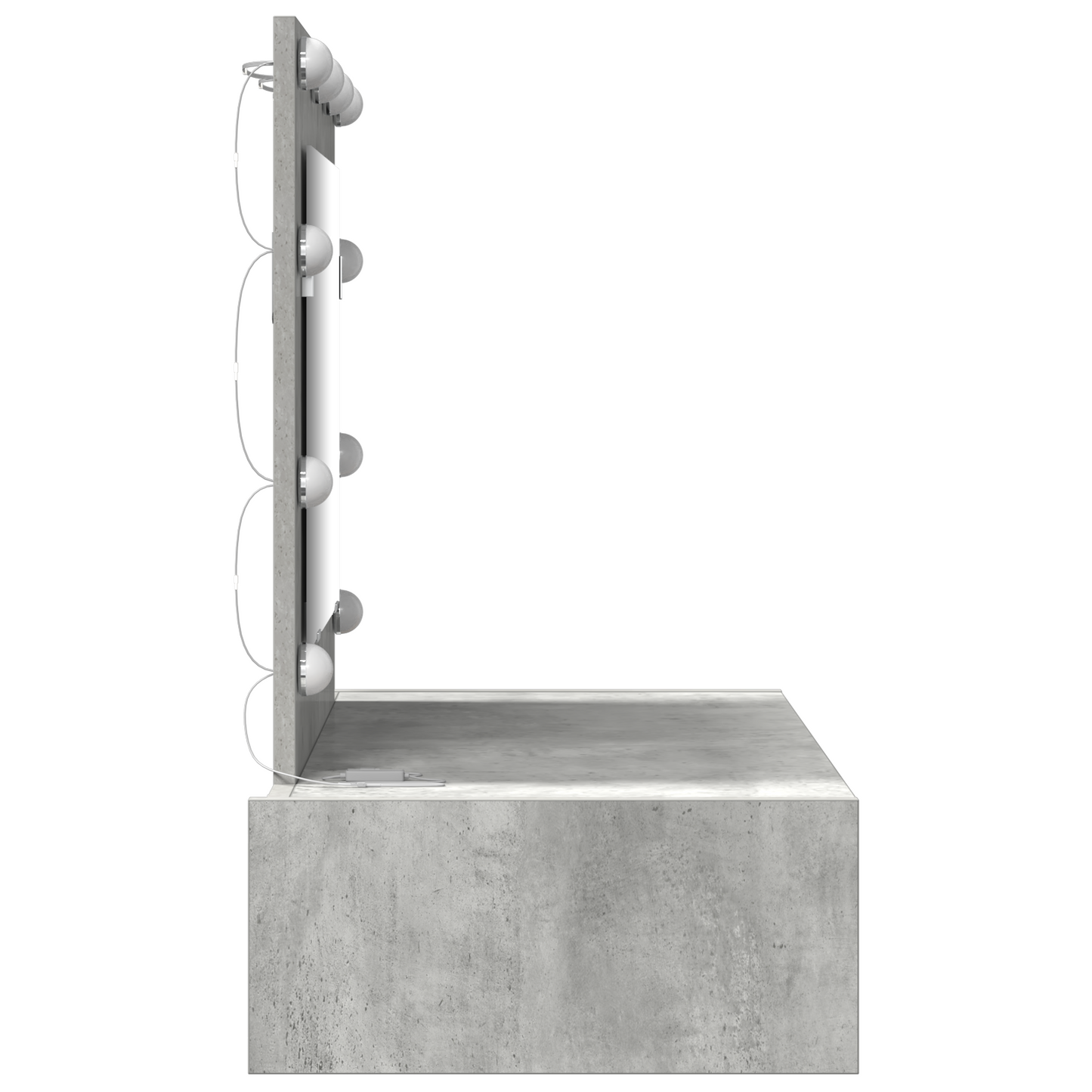 Sminkbord Smyckebord med låda Grå 83 x 40 x 70 cm