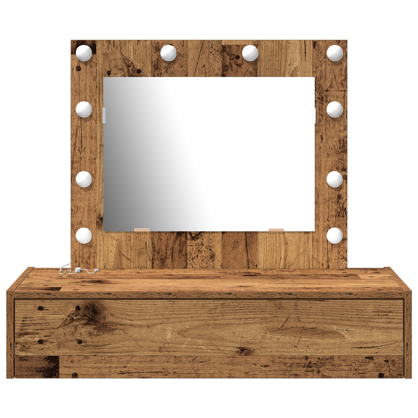 Sminkbord Smyckebord med låda Brun 83 x 40 x 70 cm