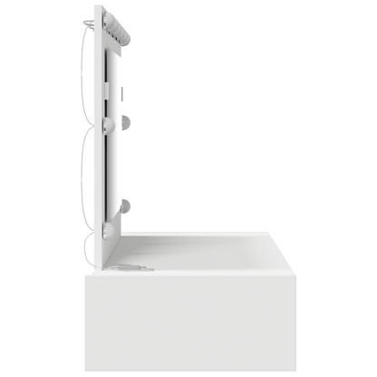 Sminkbord Smyckebord med låda Vit 100 x 40 x 70 cm