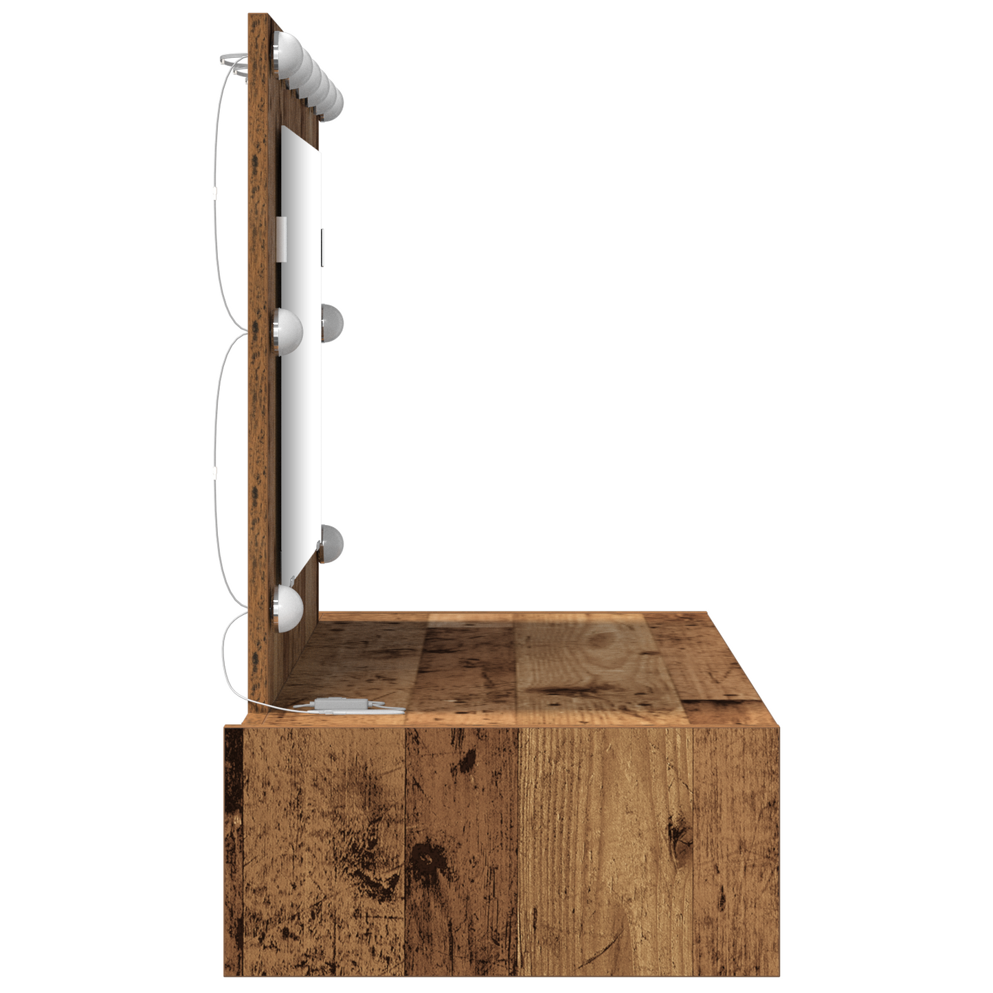 Sminkbord Smyckebord med låda Brun 100 x 40 x 70 cm