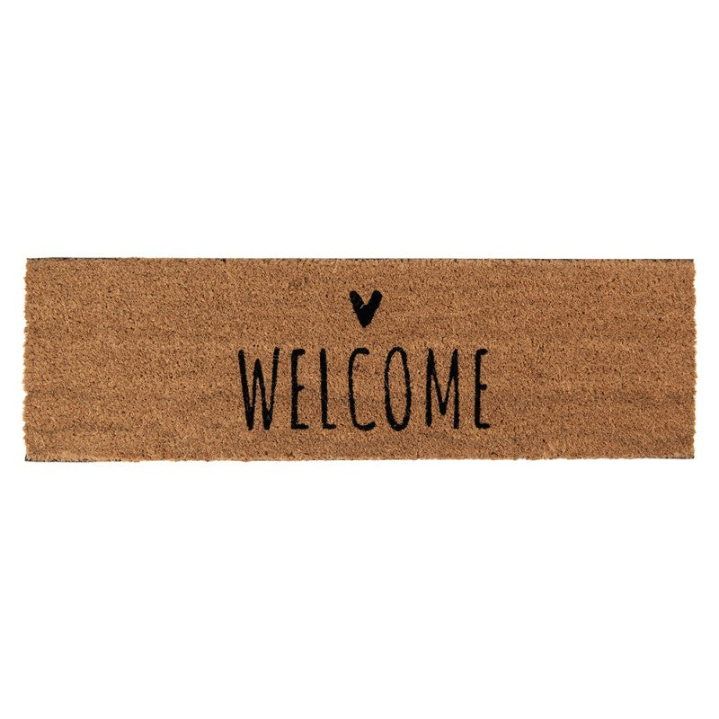 Dörrmatta Welcome 75x22 cm Brun Svart