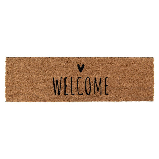 Dörrmatta Welcome 75x22 cm Brun Svart
