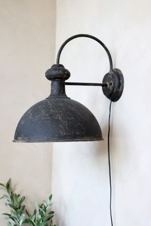 1 Chic Antique Lampa fr vgg H42/L34/44 cm antiksvart