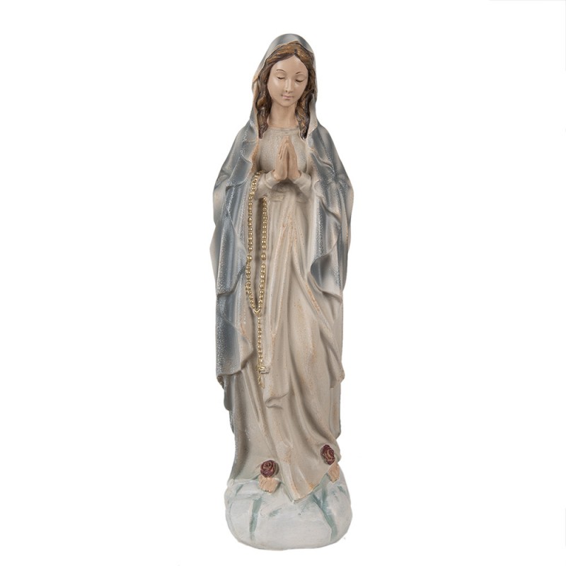 1 Clayre Eef Dekoration Figur Madonna 35 Cm Gr Polyresin